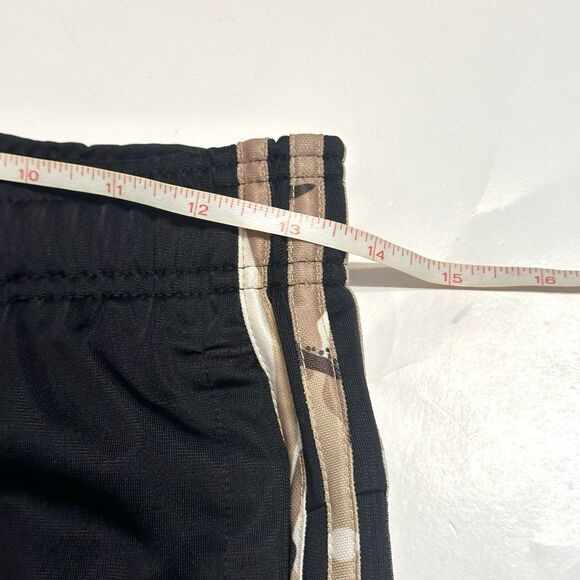 Adidas Pants Mens Small Black Camo Joggers Performance Tricot 3 Stripe Casual - Picture 7 of 12